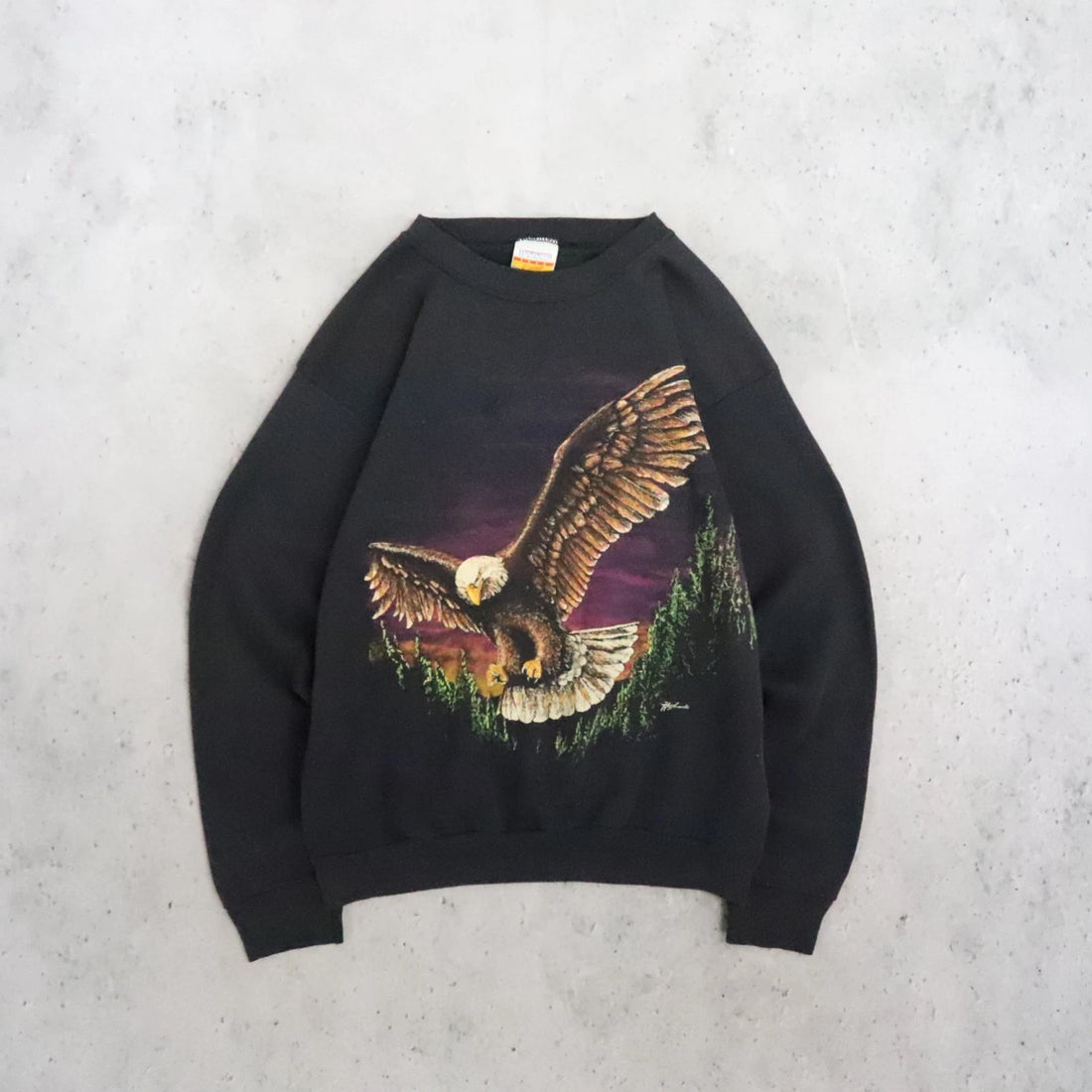 Vintage Eagle Crewneck Sweatshirt Size Large 90s