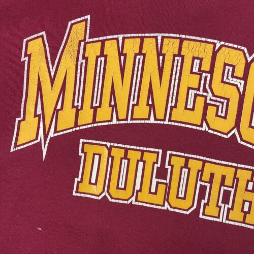 Vintage Minnesota Duluth Bulldogs Crewneck Sweatshirt Size Large NCAA