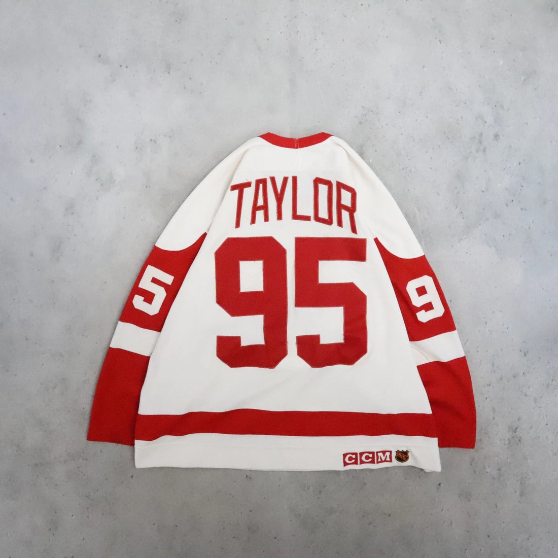 Vintage Detroit Red Wings Stanley Cup Patch Authentic Jersey Size 56 NHL