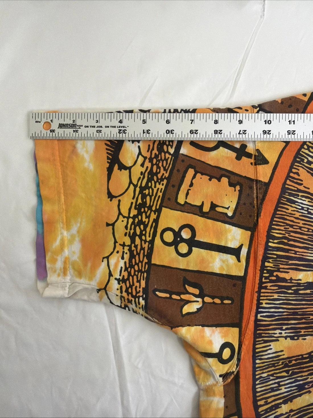 Vintage Sun Moon Tie Dye Liquid Blue T-Shirt Size 2XL Pinkerton