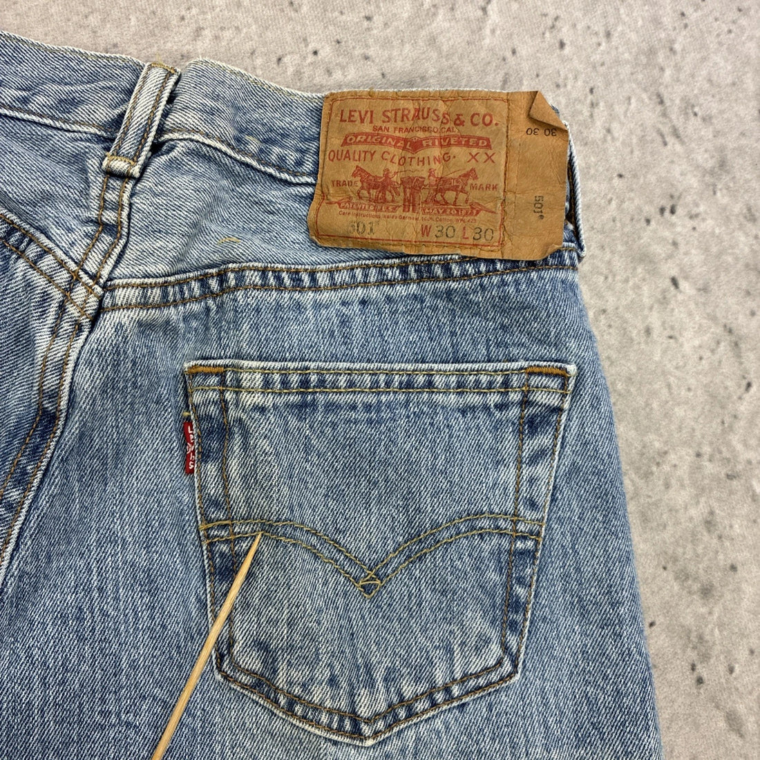 Levi Strauss & Co 501 Denim Jeans Pants Size 30 X 30