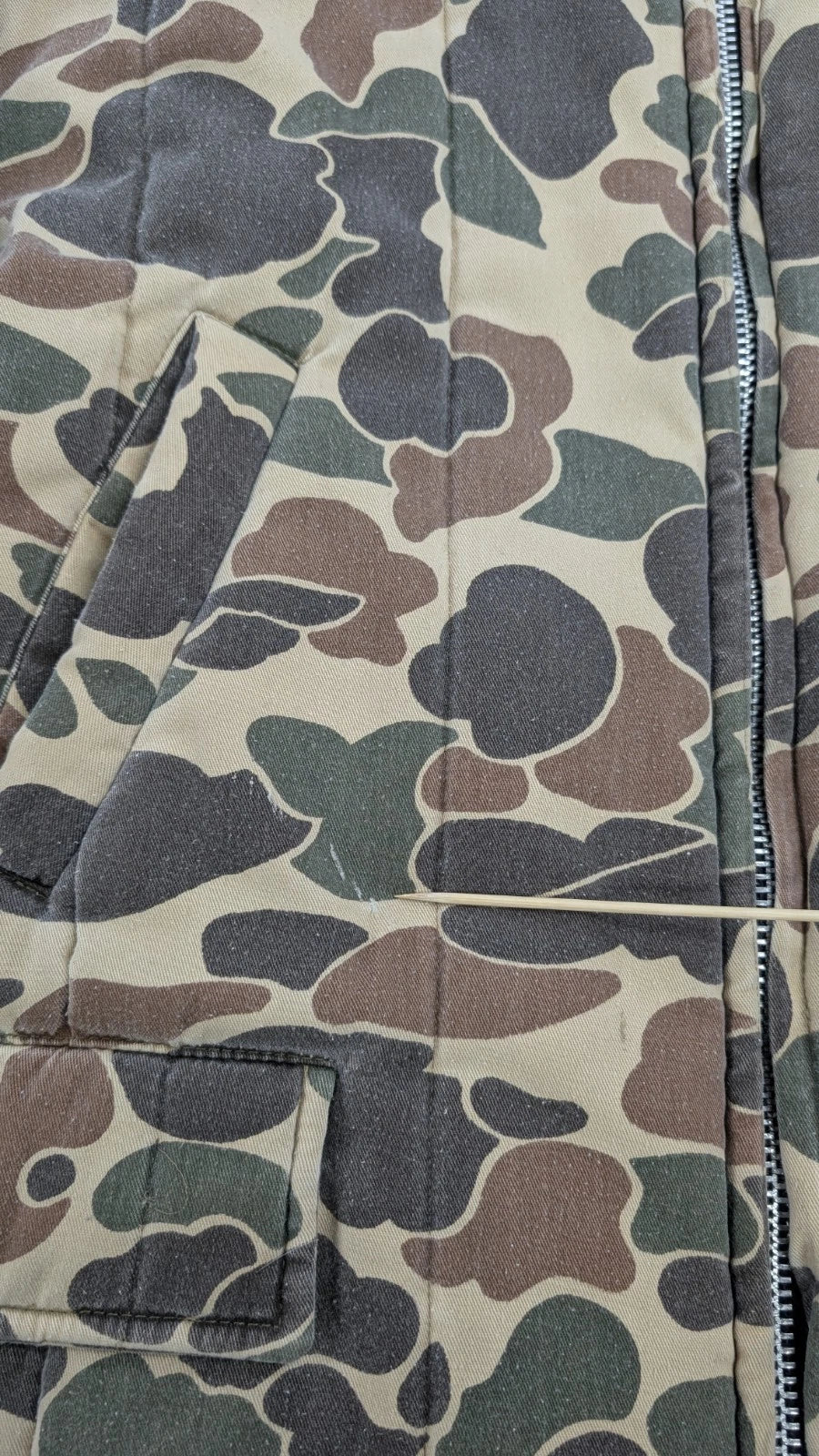 Vintage Duck Camo Hunting Parka Coat Jacket Size 2XL Reversible