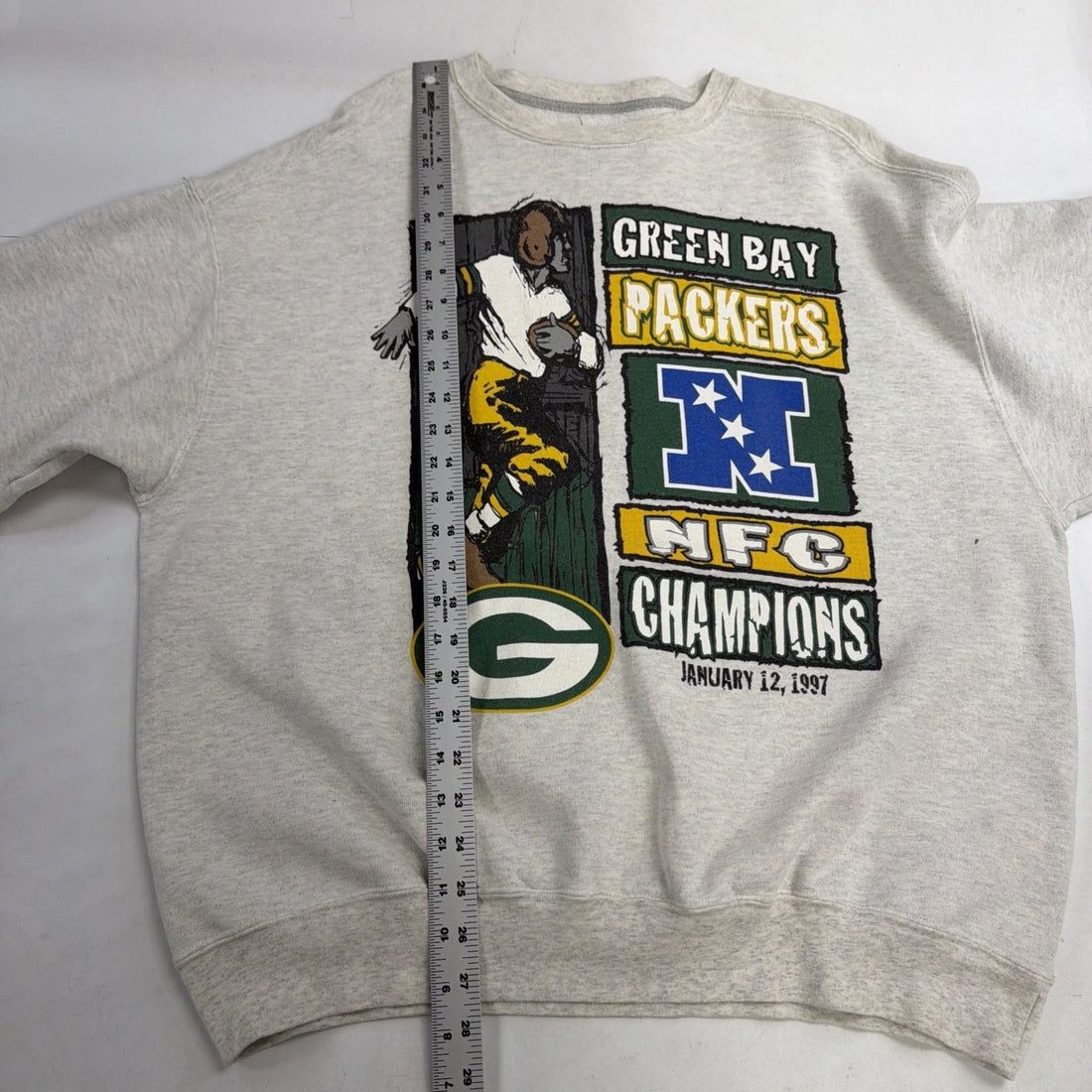 Vintage Green Bay Packers Starter Sweatshirt Crewneck Size XL 1997 90s NFL