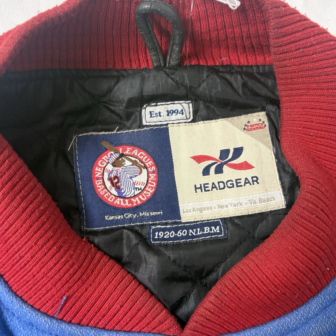 Negro Leagues Baseball Wool Varsity Jacket Size 3XL Patches NLBM