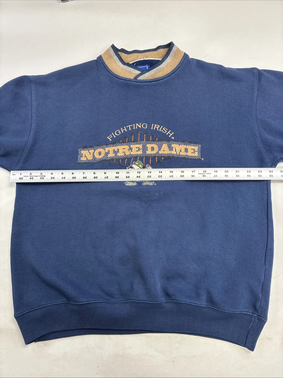 Vintage Notre Dame Fighting Irish Starter Crewneck Sweatshirt Size Large NCAA