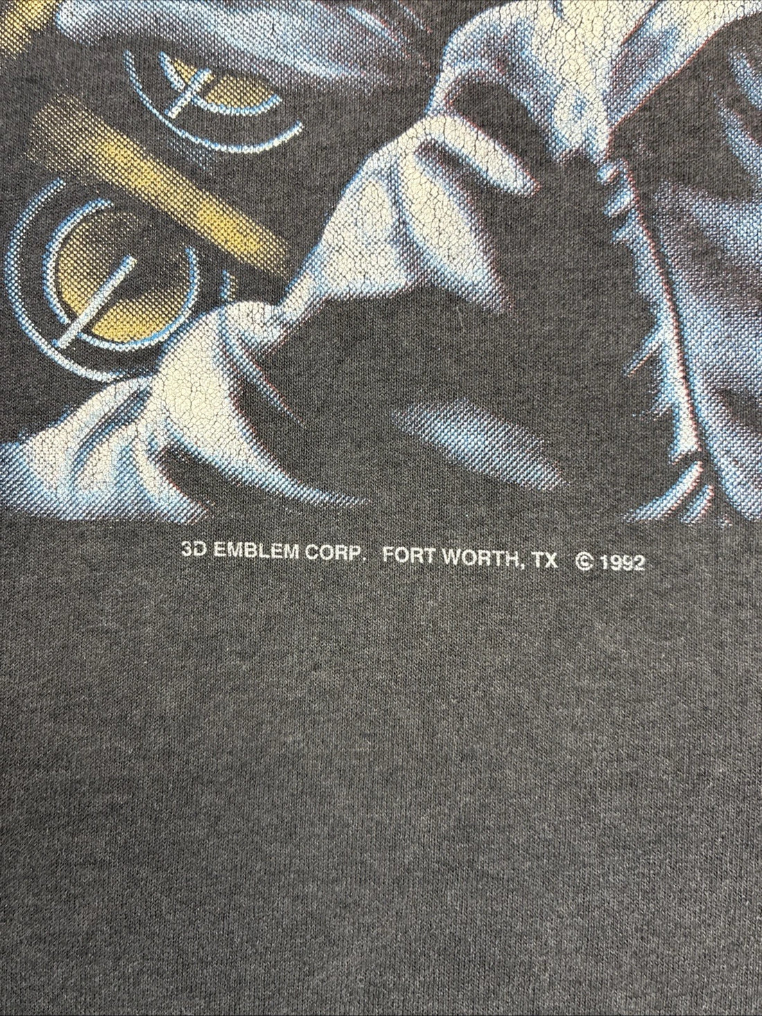 Vintage 3D Emblem Truckers Only Bad To The Bone T-Shirt 3XL 1992