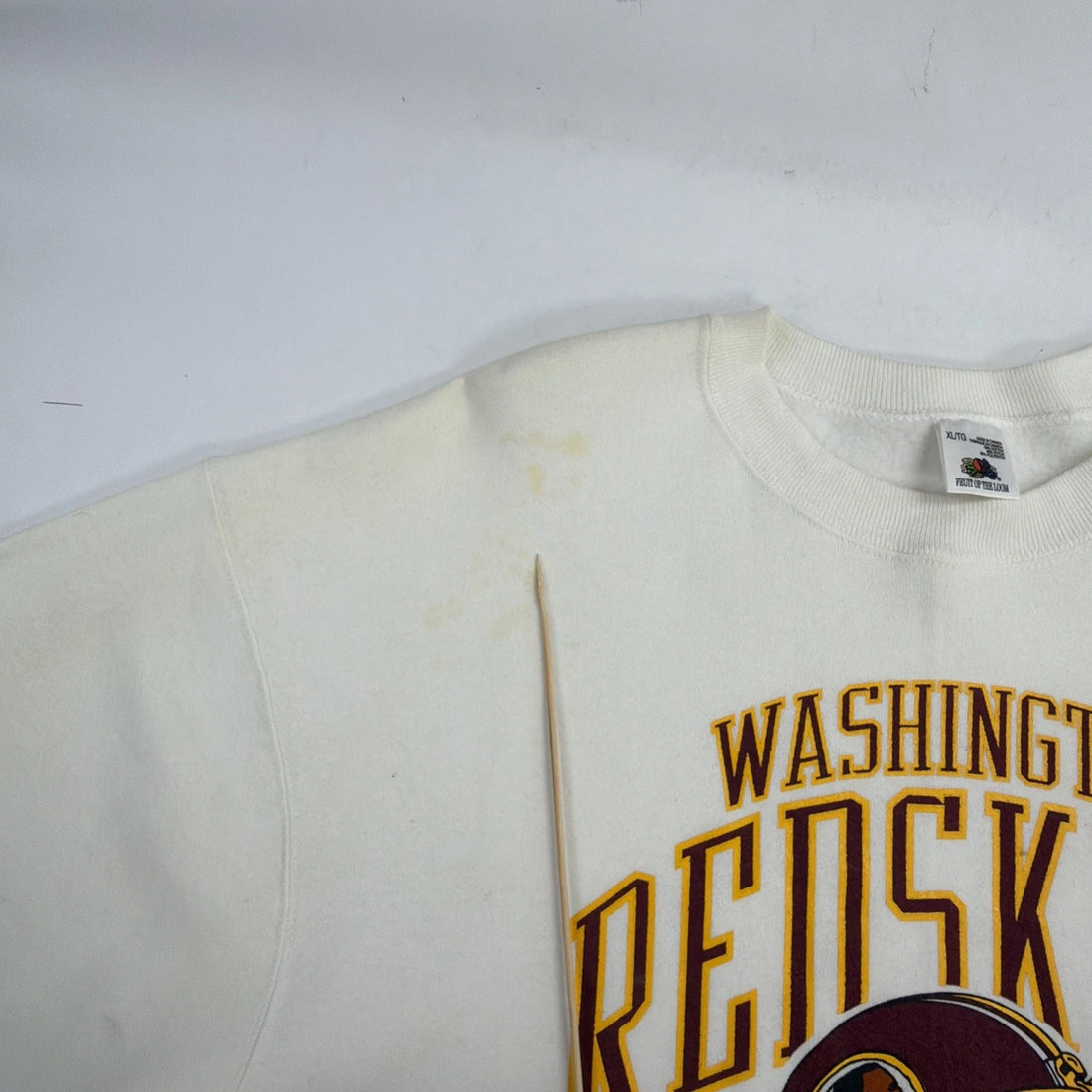 Vintage Washington Redskins Sweatshirt Crewneck Size XL 90s NFL
