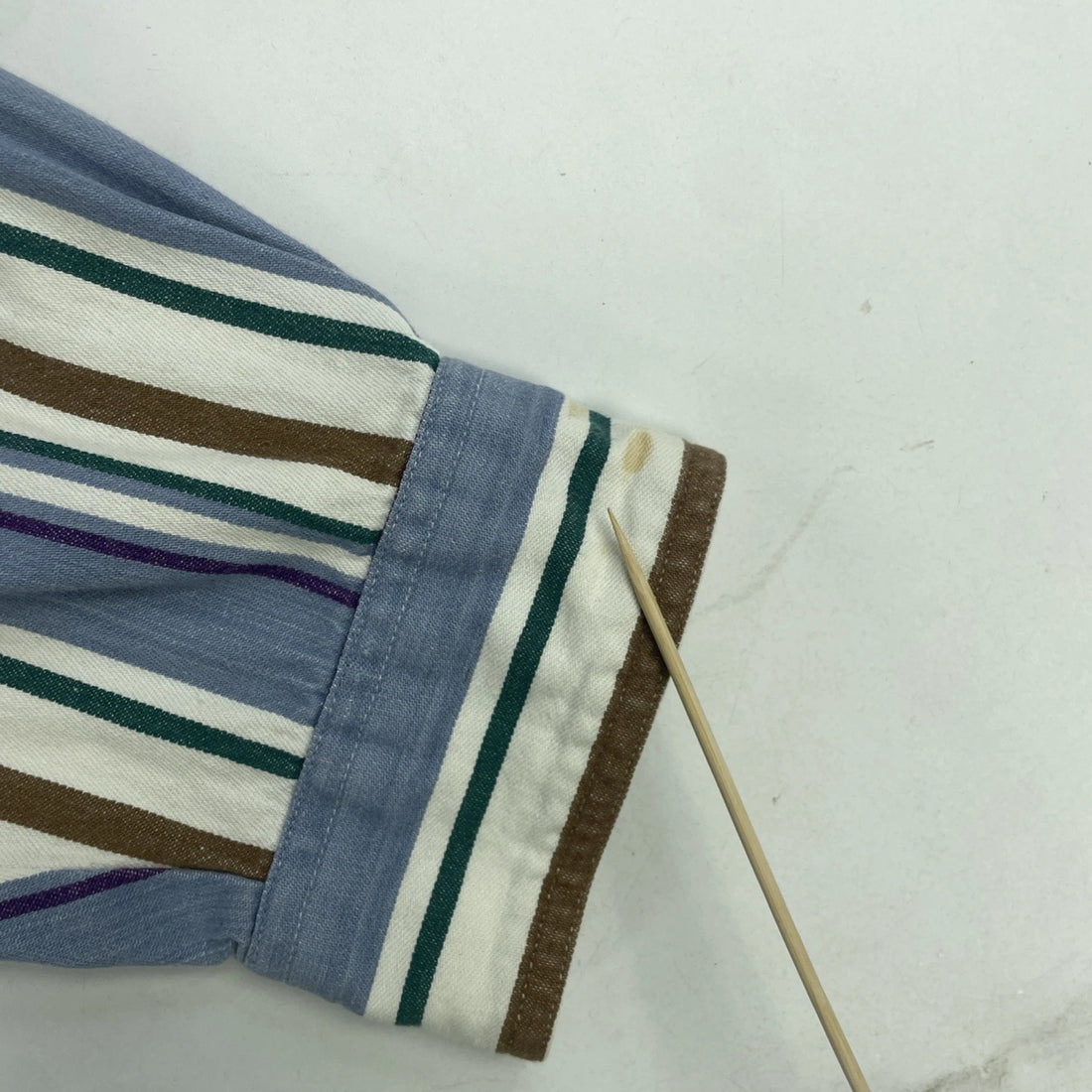 Vintage Wrangler Rugged Wear Button Up Shirt Size XL Striped