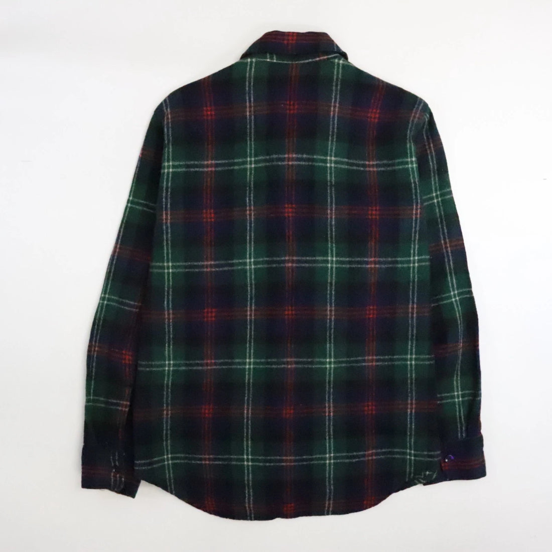 Vintage Woodward & Lothrop Wool Button Up Shirt Size Large Plaid