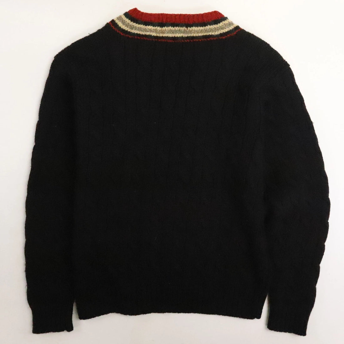Vintage Polo Ralph Lauren Wool Knit V-Neck Sweater Size Large