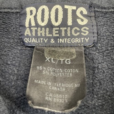 Vintage Roots Canada 1/4 Zip Pullover Sweatshirt Size XL Blue