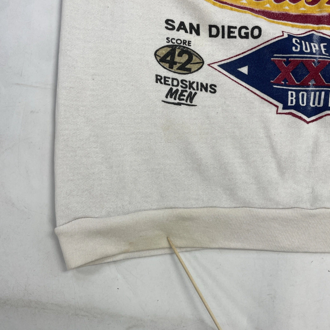 Vintage Washington Redskins Super Bowl XXII Champions Sweatshirt Large 90s NFL