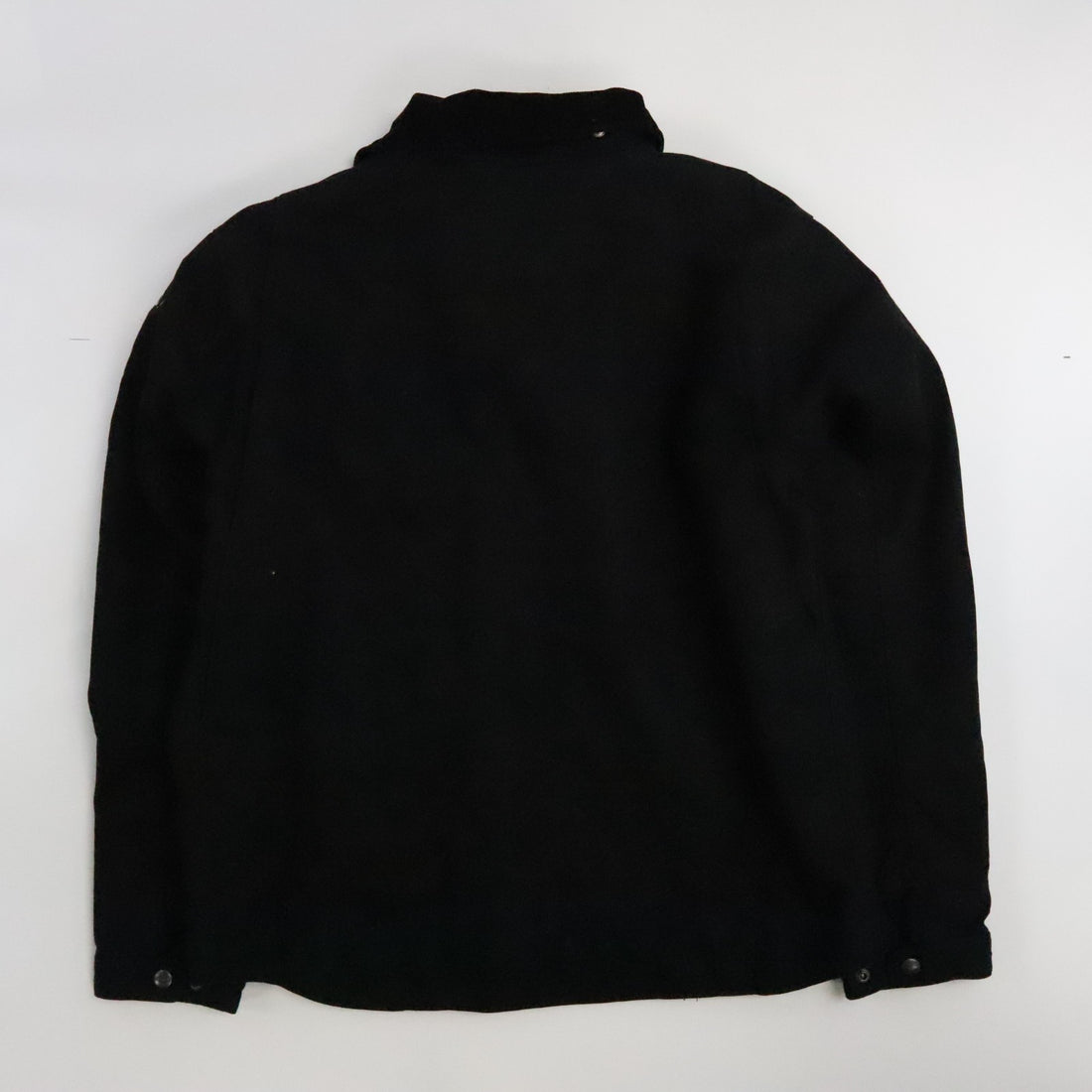 Carhartt Canvas Detroit Work Jacket Size Large Black Blanket Lined