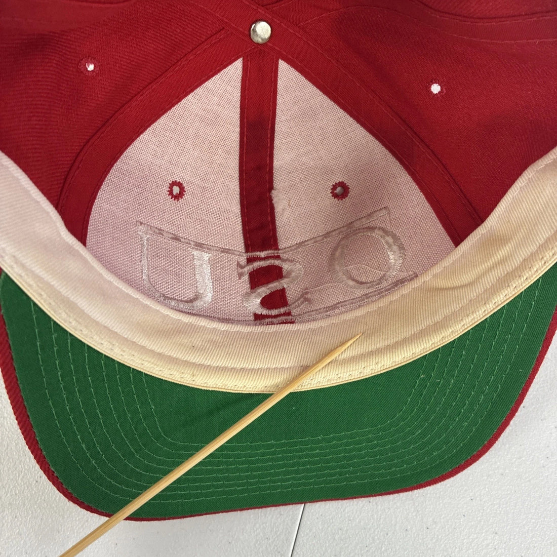 Vintage Ohio State Buckeyes Split Bar Wool Snapback Hat OSFA NCAA