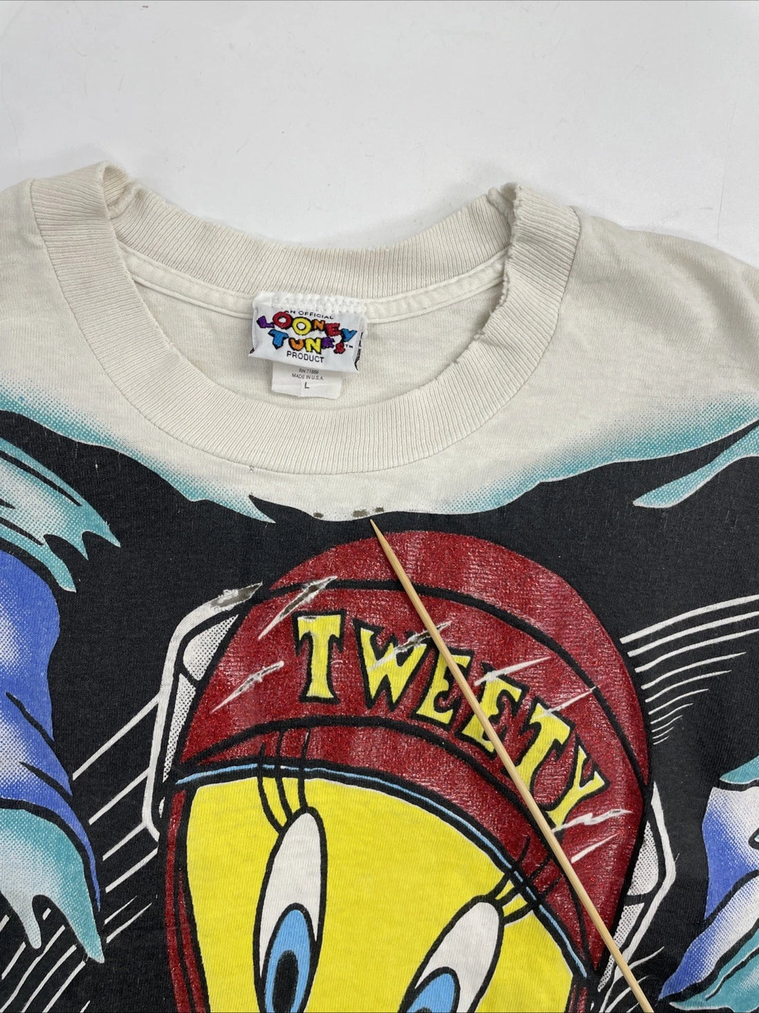 Vintage Tweety Bird Looney Tunes T-Shirt Size Large 90s