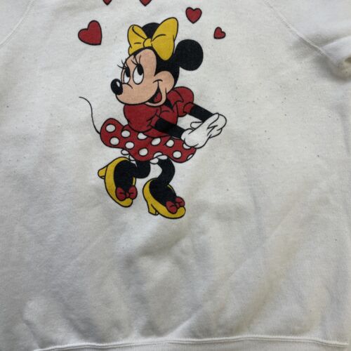 Vintage Minnie Mouse Disney Crewneck Sweatshirt Size Medium 80s 90s