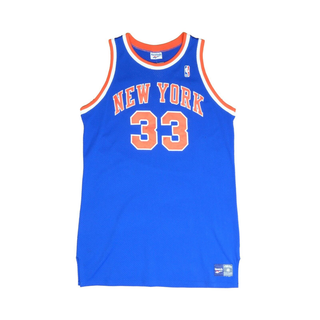 Vintage New York Knicks Patrick Ewing Authentic Reebok Jersey Size 48 NBA
