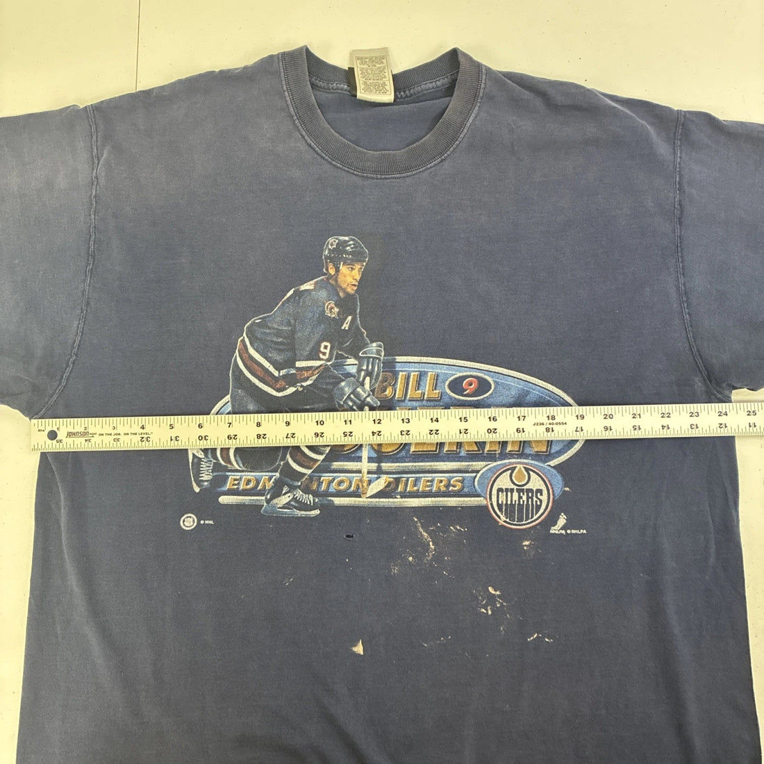 Vintage Bill Guerin Edmonton Oilers Pro Player T-Shirt Size XL NHL
