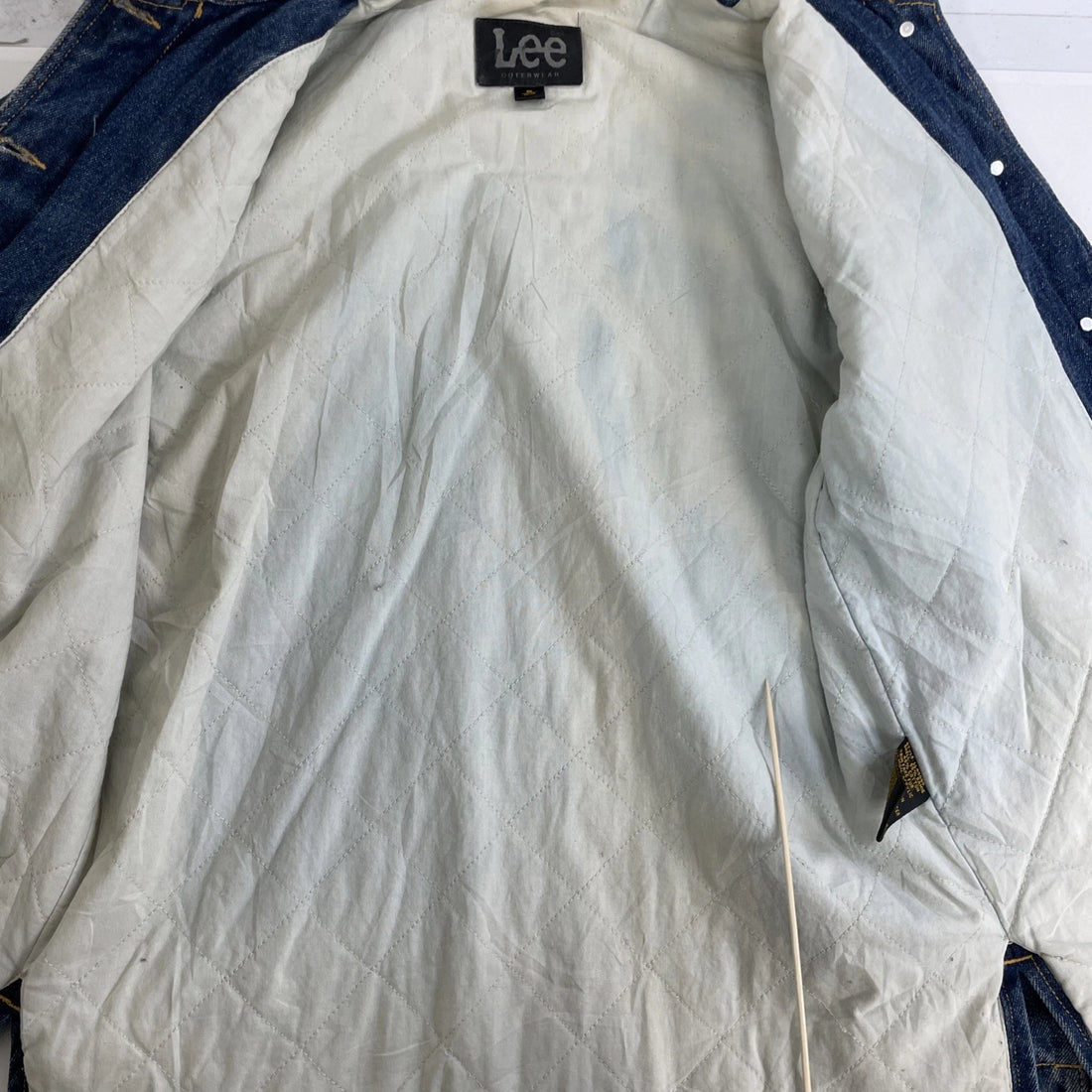 Lee Denim Chore Jacket Size Small Blue