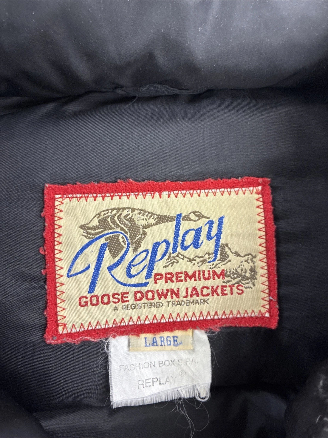Vintage Replay Parka Coat Jacket Size Large