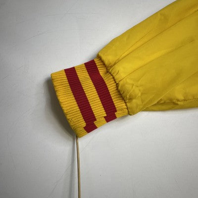 Vintage Iowa State Champion Bomber Jacket Size XL Yellow 80s