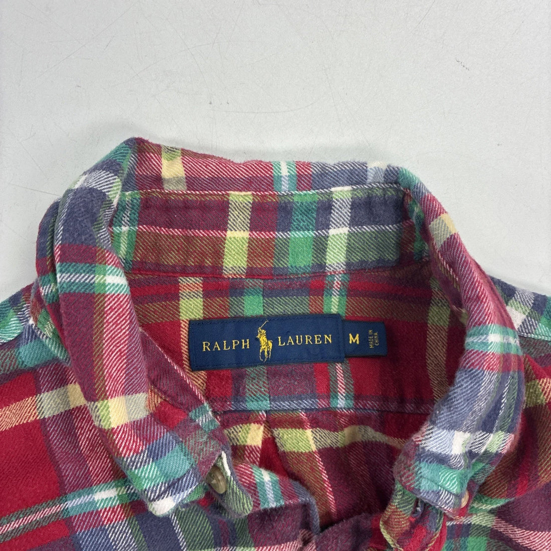 Ralph Lauren Button Up Shirt Size Medium Plaid