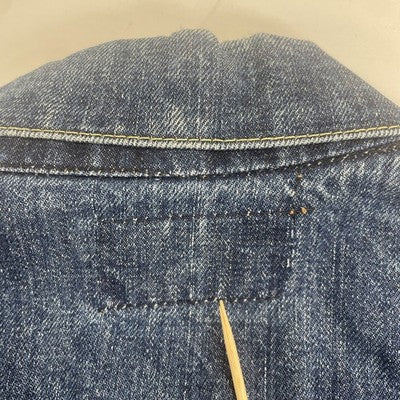 Vintage Levi's Big E Type 3 Denim Trucker Jacket Size Small Made USA