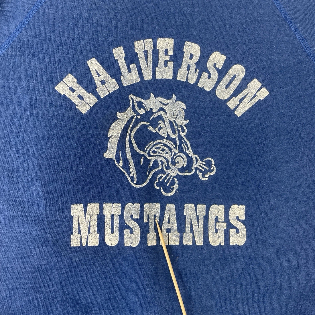 Vintage Halverson Mustangs Crewneck Sweatshirt Size Medium 80s 90s