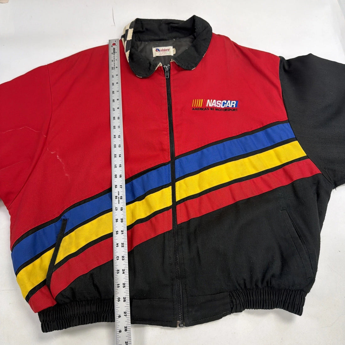 Vintage NASCAR Racing Bomber Jacket Size 2XL