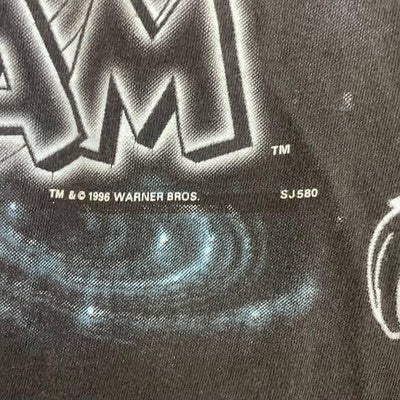 Vintage Space Jam Wile E Coyote Warner Bros T-Shirt Size XL 1996 90s