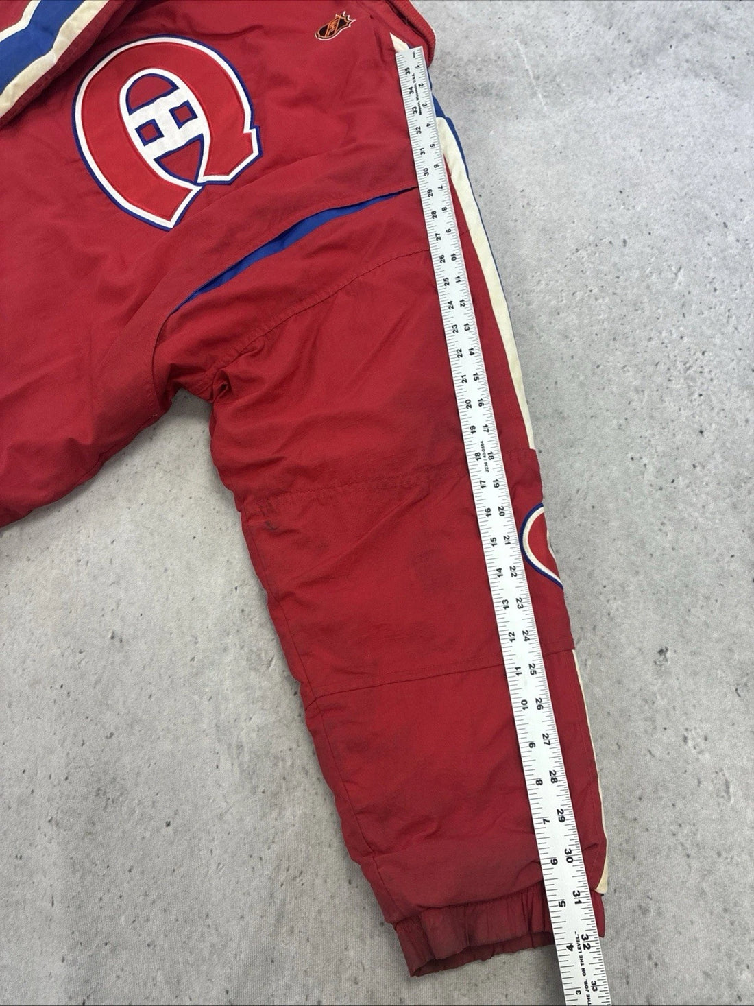 Vintage Montreal Canadiens Starter Puffer Jacket Size Large NHL