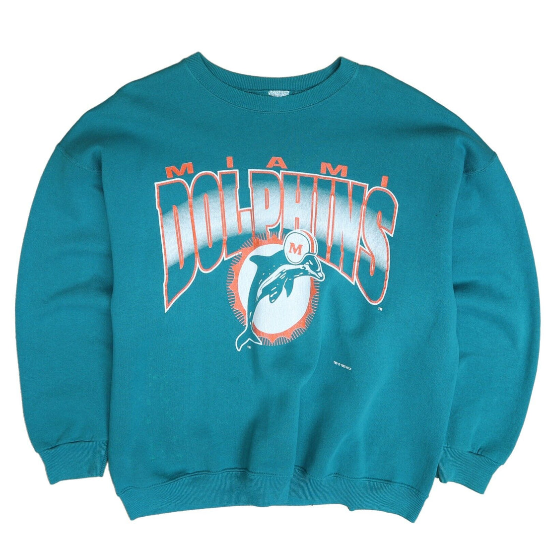Vintage Miami Dolphins Sweatshirt Crewneck Size XL 1993 90s NFL