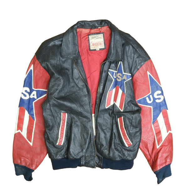 美品 90's WHEREMI マルチカラー レザージャケット S ジャケットのレザージャケットに該当する検索結果 65ページ目