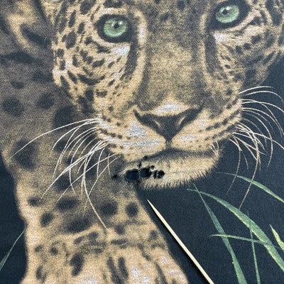 Vintage Leopard Radical Nature T-Shirt Size XL All Over Print 90s