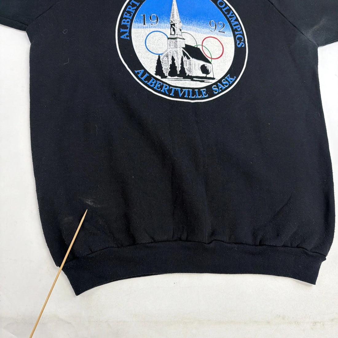 Vintage Albertville Winter Olympics 1992 Crewneck Sweatshirt Size XL 90s