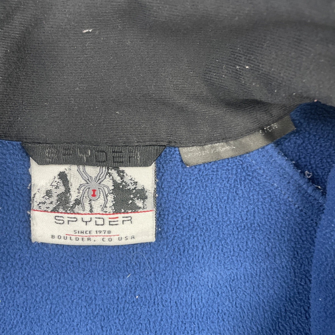 Spyder 1/2 Zip Pullover Sweater Size Small Blue