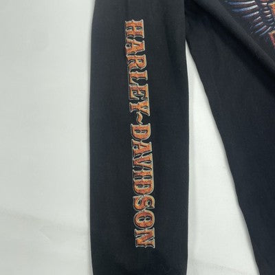 Harley Davidson 105 Years Skull Long Sleeve T-Shirt Size XL