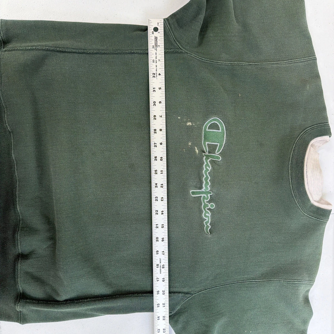 Vintage Champion Reverse Weave Crewneck Sweatshirt Size Large Green 90s