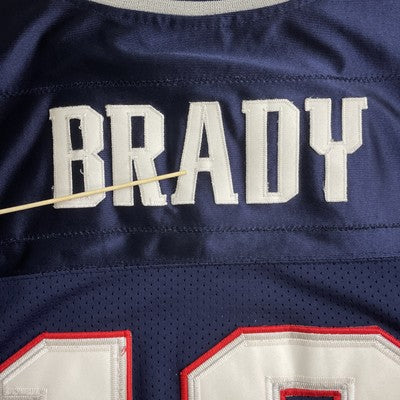 New England Patriots Tom Brady Authentic Reebok Jersey Size 54 NFL