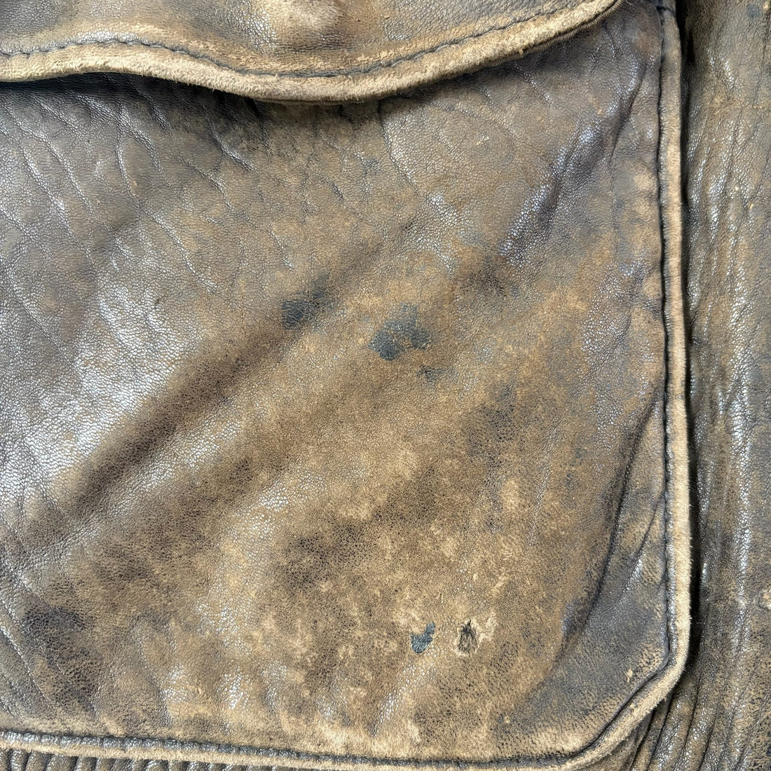 Schott Sportswear - Leather Jacket Size X- Large