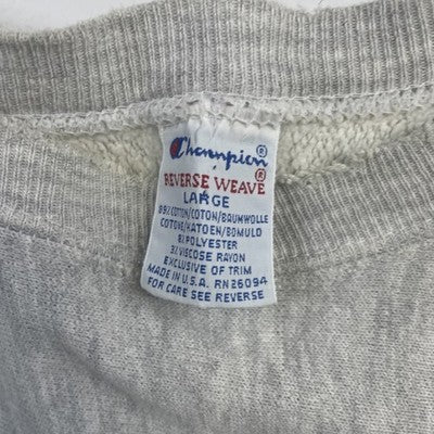 Vintage Rhode Island Champion Reverse Weave Crewneck Sweatshirt Size Large 90s