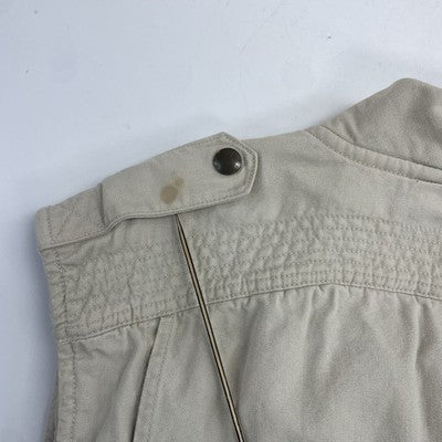 Vintage Eddie Bauer Fishing Vest Jacket Size Medium Tan