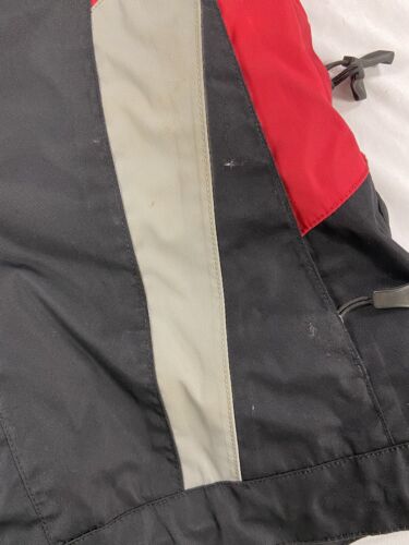 Vintage Polaris Racing Jacket Size Small Black Red Snowmobile