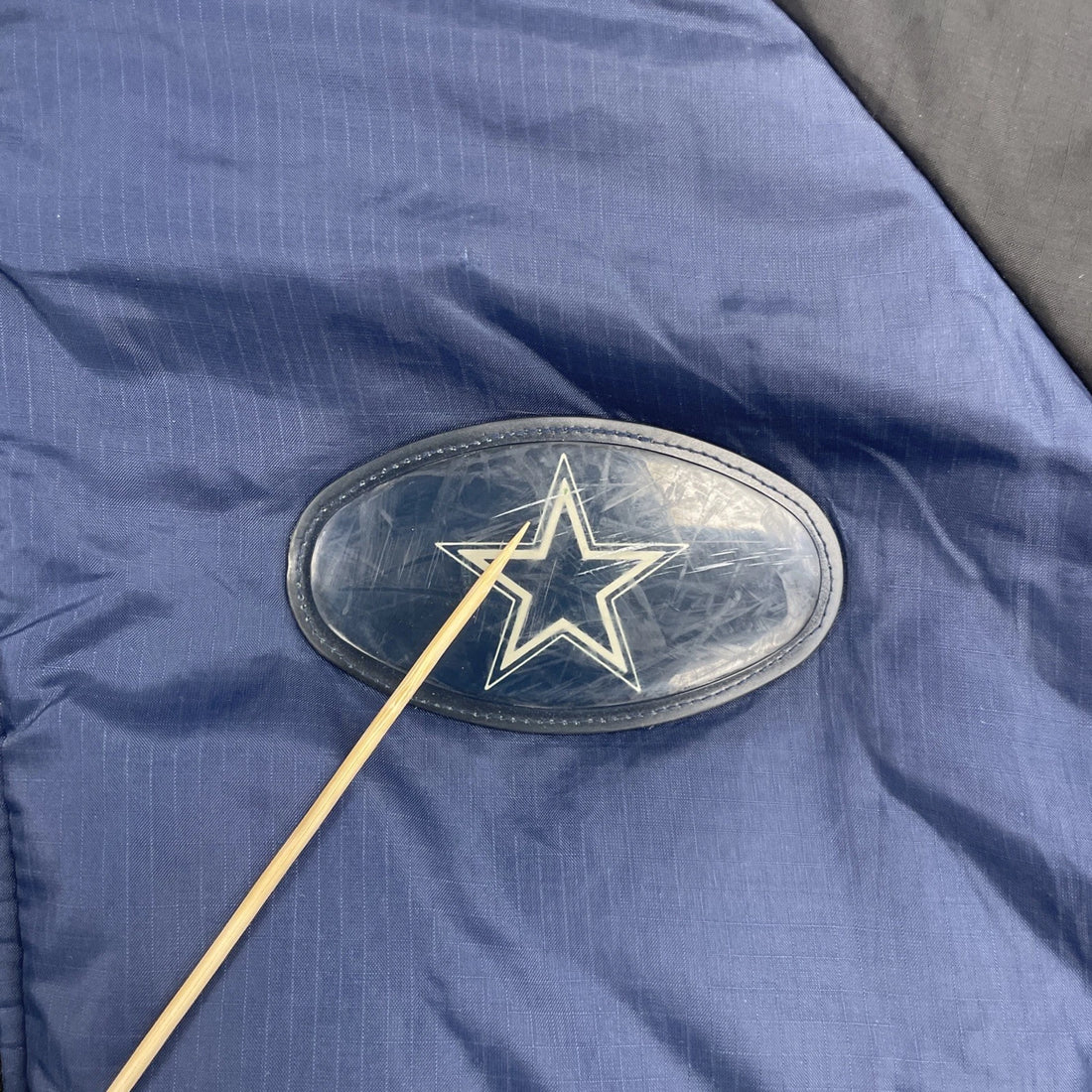 Vintage Dallas Cowboys Pro Player Puffer Jacket Size Large 90s NFL