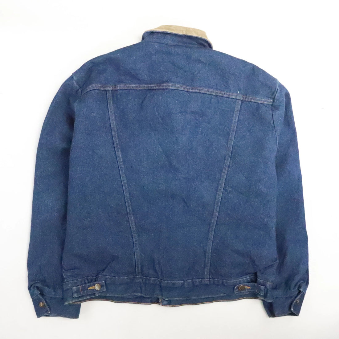 Vintage Wrangler Western Denim Trucker Jacket Size 42 Blanket Lined