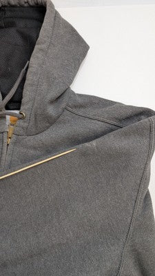 Carhartt Full Zip Sweatshirt Hoodie Size XL Gray Thermal Lined