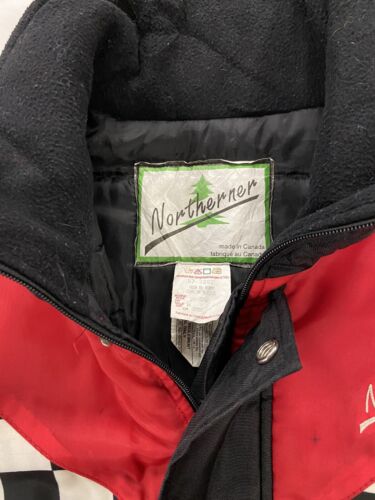 Vintage Northerner Puffer Racing Jacket Size Medium Snowmobile