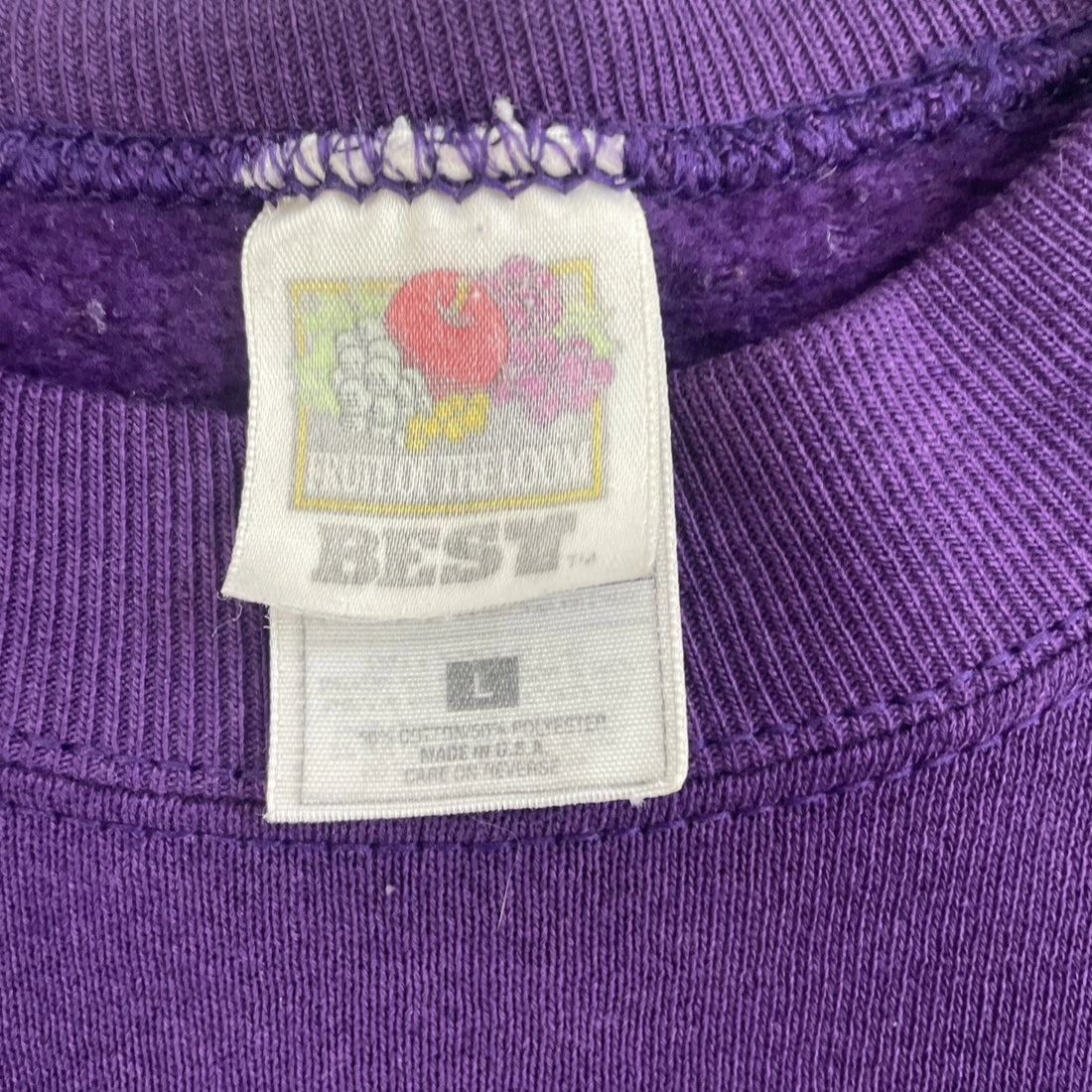 Vintage Minnesota Vikings Purple Pride Sweatshirt Crewneck Size Large NFL