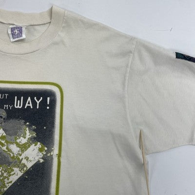 Vintage Snowboarding Out Of My Way T-Shirt Size XL 90s