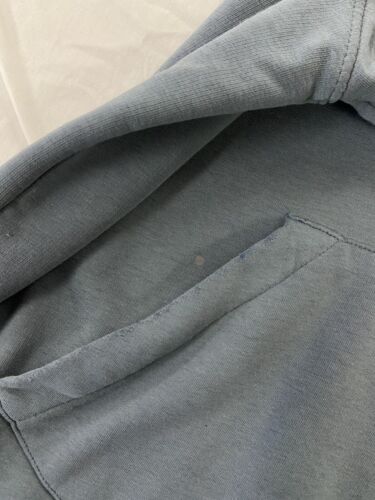 Vintage Nike Sweatshirt Hoodie Size Large Blue Embroidered Swoosh